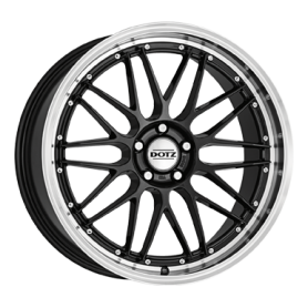 Jante aluminium Dotz Revvo dark, 7,5x17 ET35 5x100 60,1, gunmetal polished lip