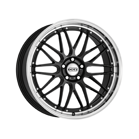 Jante aluminium Dotz Revvo dark, 8,5x19 ET45 5x112 70,1, gunmetal polished lip