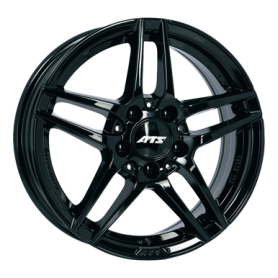 Jante aluminium ATS Mizar, 6,5x17 ET49 5x112 66,5, schwarz glänzend