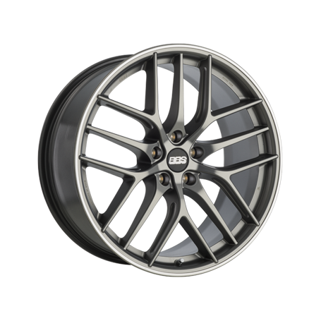 Jante aluminium BBS CC-R, 10x19 ET38 5x120 82, platinum matt