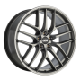 Jante aluminium BBS CC-R, 10x19 ET38 5x120 82, platinum matt