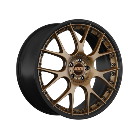 Jante aluminium BBS CH-R II, 8,5x20 ET42 5x112 82, bronze matt/schwarz