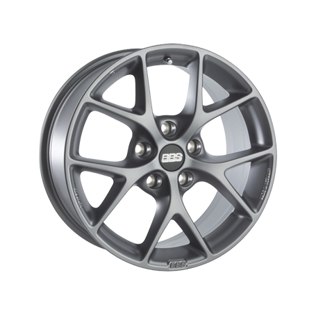 Jante aluminium BBS SR, 8x18 ET50 5x130 71,6, himalaya-grau matt