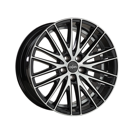 Jante aluminium Oxigin 19 Oxspoke, 7,5x17 ET35 5x100 63,4, black full polish