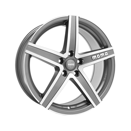 Jante aluminium Momo Hyperstar EVO, 7x16 ET45 5x114,3 72,3, matt anthracite diamond cut