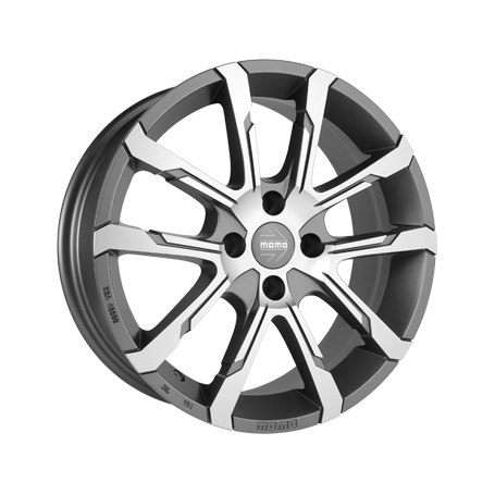 Jante aluminium Momo Quantum EVO, 7x17 ET38 4x108 72,3, matt anthracite diamond cut