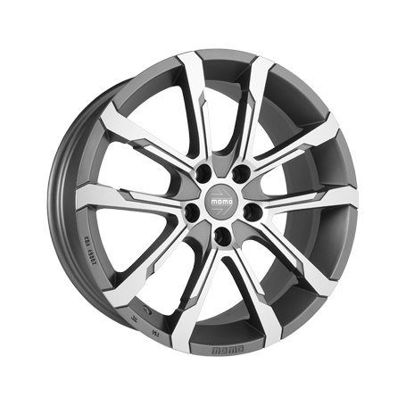 Jante aluminium Momo Quantum EVO, 7x17 ET42 5x114,3 72,3, matt anthracite diamond cut