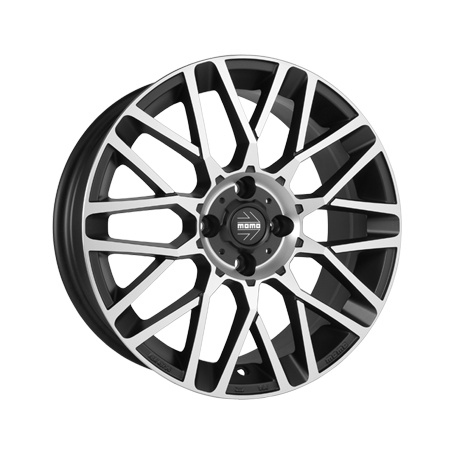 Jante aluminium Momo Revenge EVO, 7x16 ET35 4x100 72,3, matt black diamond cut