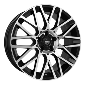 Jante aluminium Momo Revenge EVO, 7x16 ET40 5x108 72,3, matt black diamond cut