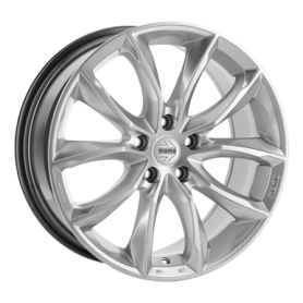 Jante aluminium Momo Screamjet, 8x17 ET42 5x120 79,6, hyper silver