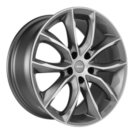 Jante aluminium Momo Screamjet EVO, 7x16 ET45 5x108 72,3, matt anthracite diamond cut