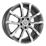 Jante aluminium Momo Quantum EVO, 7x17 ET35 5x100 72,3, matt anthracite diamond cut