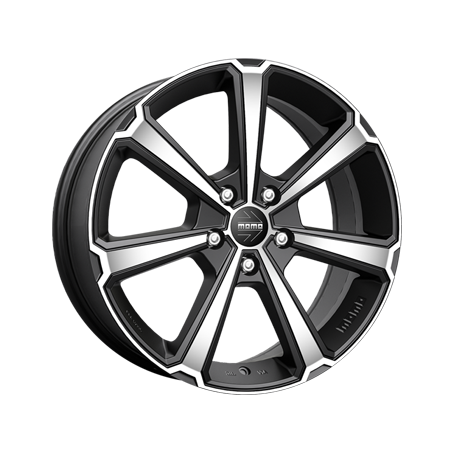 Jante aluminium Momo Legend, 7x17 ET43 5x100 72,3, matt black polished