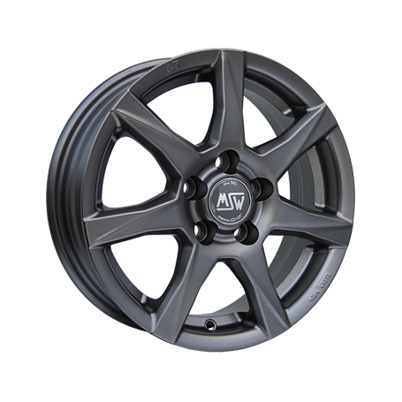 Jante aluminium MSW 77, 6x15 ET35 4x100 63,4, matt dark grey