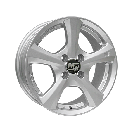 Jante aluminium MSW 19, 6,5x15 ET18 4x108 65,1, full silver