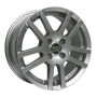 Jante aluminium MSW 22, 6x15 ET22 4x108 65,1, grey silver