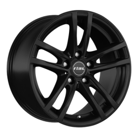 Jante aluminium Rial X10, 7,5x17 ET52 5x112 66,5, racing-schwarz