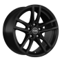 Jante aluminium Rial X10, 7,5x17 ET52 5x112 66,5, racing-schwarz