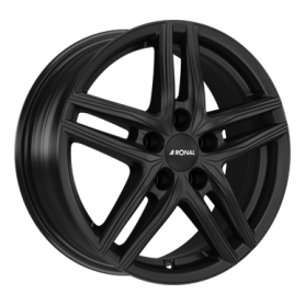 Jante aluminium Ronal R65, 6,5x16 ET40 5x108 76, jetblack-matt