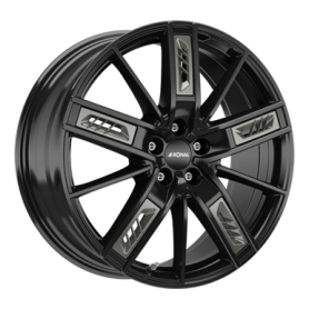 Jante aluminium Ronal R67 Grey Left, 8,5x20 ET40 5x108 76, jetblack