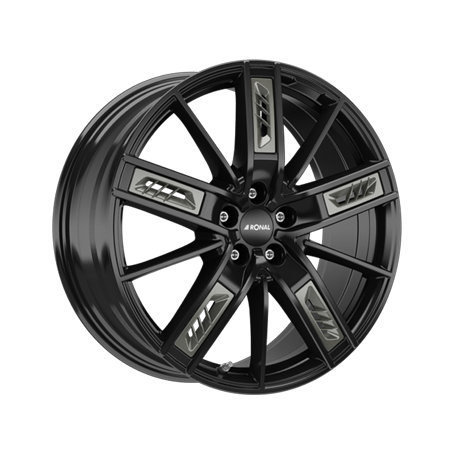 Jante aluminium Ronal R67 Grey Right, 8,5x20 ET40 5x108 76, jetblack