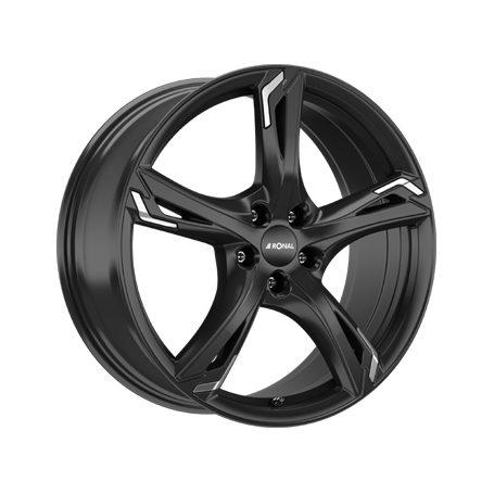 Jante aluminium Ronal R62 Chrome, 8,5x20 ET40 5x108 76, jetblack chrome