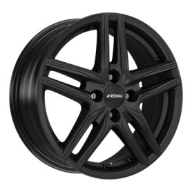 Jante aluminium Ronal R65, 6,5x16 ET32 4x108 65,1, jetblack-matt