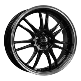 Jante aluminium Dotz Shift, 6,5x15 ET48 5x108 70,1, black polished lip