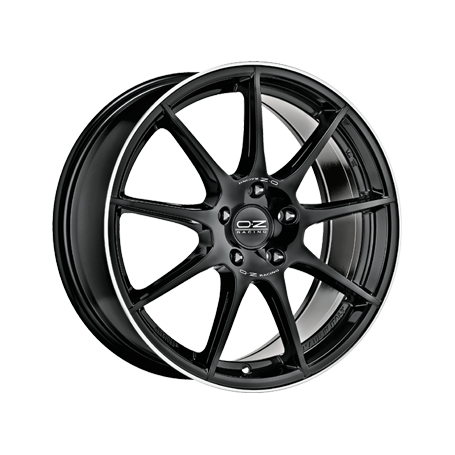 Jante aluminium OZ Veloce GT, 7,5x17 ET35 5x100 68, gloss black