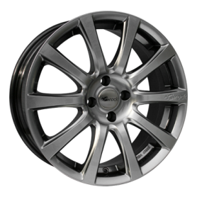 Jante aluminium Brock B21, 7,5x17 ET18 4x108 65,1, chromsilber