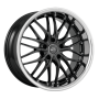 Jante aluminium Barracuda Voltec T6, 8x17 ET35 5x100 73,1, highgloss-black Inox-Lip