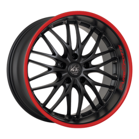 Jante aluminium Barracuda Voltec T6, 8x18 ET32 5x100 73,1, PureSports / Color Trim rot