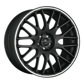 Jante aluminium Barracuda Karizzma, 7,5x17 ET35 5x100 73,1, PureSports / Color Trim weiss