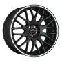 Jante aluminium Barracuda Karizzma, 7,5x17 ET35 4x100 73,1, PureSports / Color Trim weiss