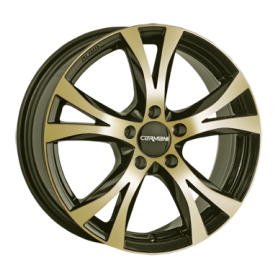 Jante aluminium Carmani 9 Compete, 6,5x15 ET38 5x100 57,1, gold polish