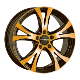 Jante aluminium Carmani 9 Compete, 6,5x15 ET38 5x100 57,1, orange polish