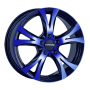 Jante aluminium Carmani 9 Compete, 6,5x15 ET45 5x108 63,4, blue polish