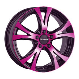 Jante aluminium Carmani 9 Compete, 6,5x16 ET38 5x114,3 72,6, pink polish