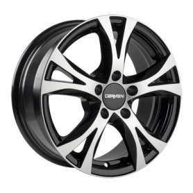 Jante aluminium Carmani 9 Compete, 6,5x16 ET42 5x112 57,1, black polish